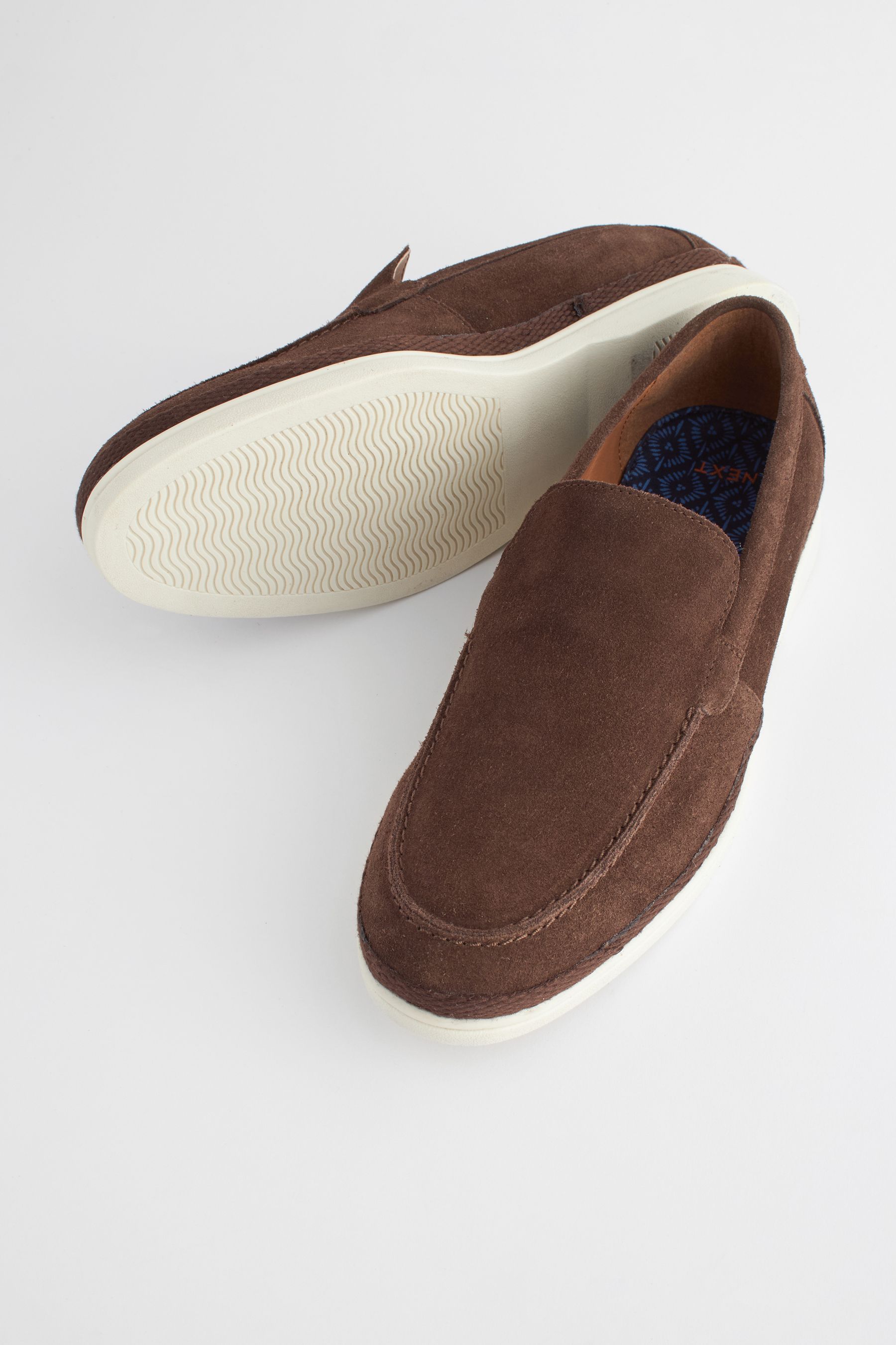 Buy Brown Suede Loafers from the Next UK online shop