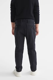 Reiss Navy Eastbury Senior Slim Fit Chinos - Image 5 of 6