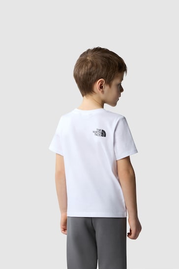 The North Face White Lifestyle Graphic Kids T-Shirt