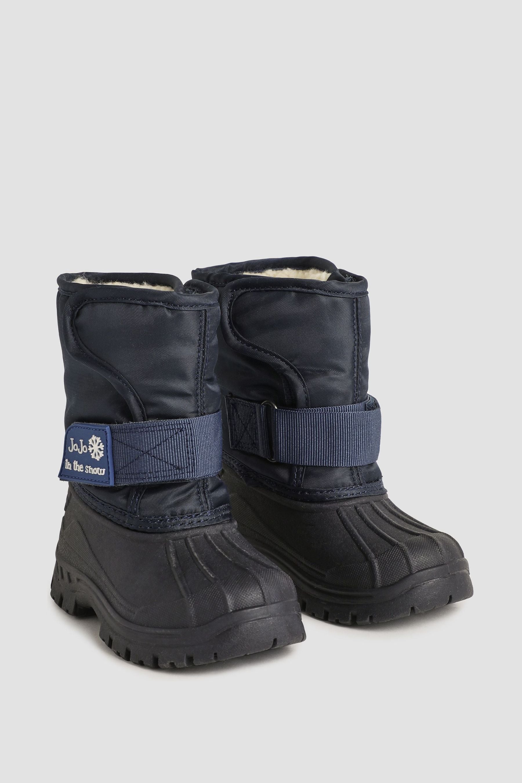 Buy JoJo Maman B b Navy Kids Alpine Snow Boots from the Next UK