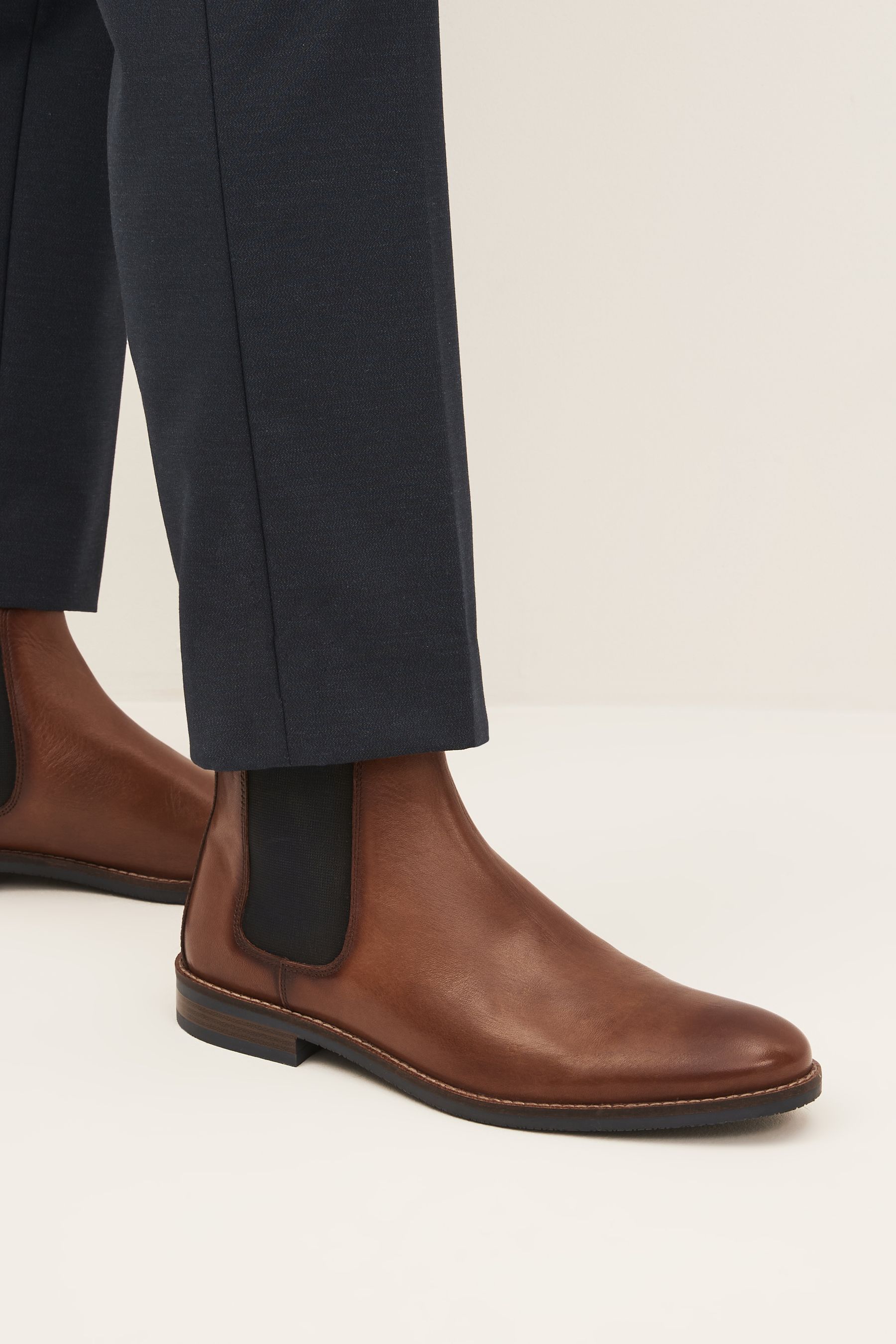 Next tan chelsea boots discount