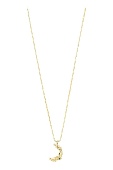 PILGRIM Gold REMY Moon Recycled Necklace