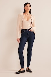 Boden Dark Blue Mid Rise Skinny Jeans - Image 3 of 6