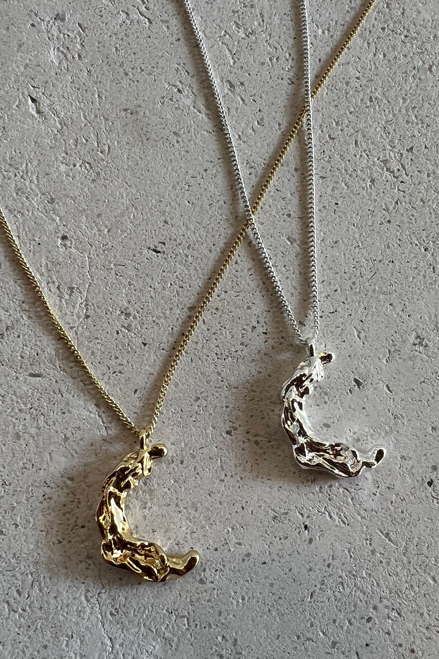 Buy PILGRIM Silver REMY Moon Recycled Necklace from Next Luxembourg