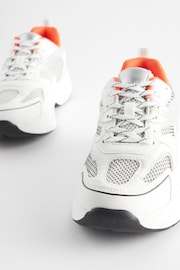 White/Colour Forever Comfort® Chunky Sole Lace Up Trainers - Image 5 of 6