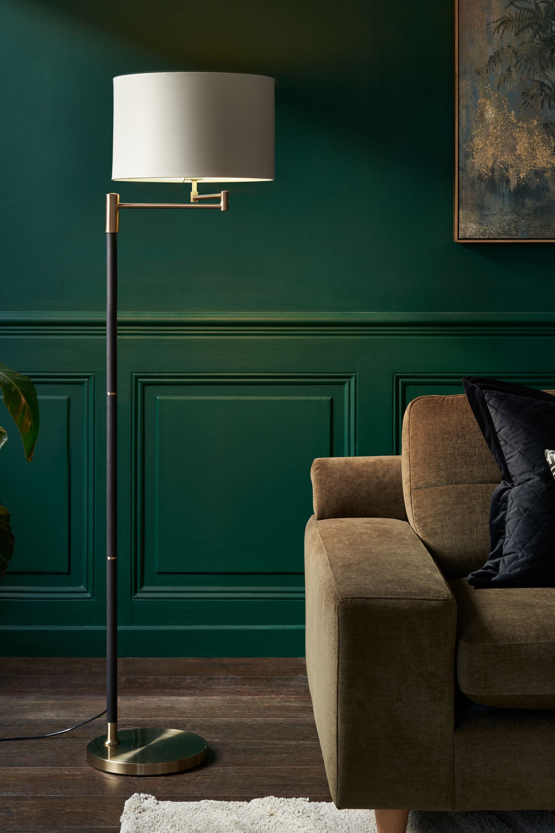 Swing arm 2025 standing lamp