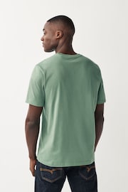 Green Light Regular Fit Essential Crew Neck T-Shirt - Image 3 of 7