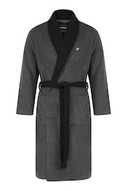 Lyle & Scott Black Adrian Bathrobe - Image 1 of 5