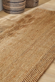 Natural Jute Border Runner - Image 2 of 5