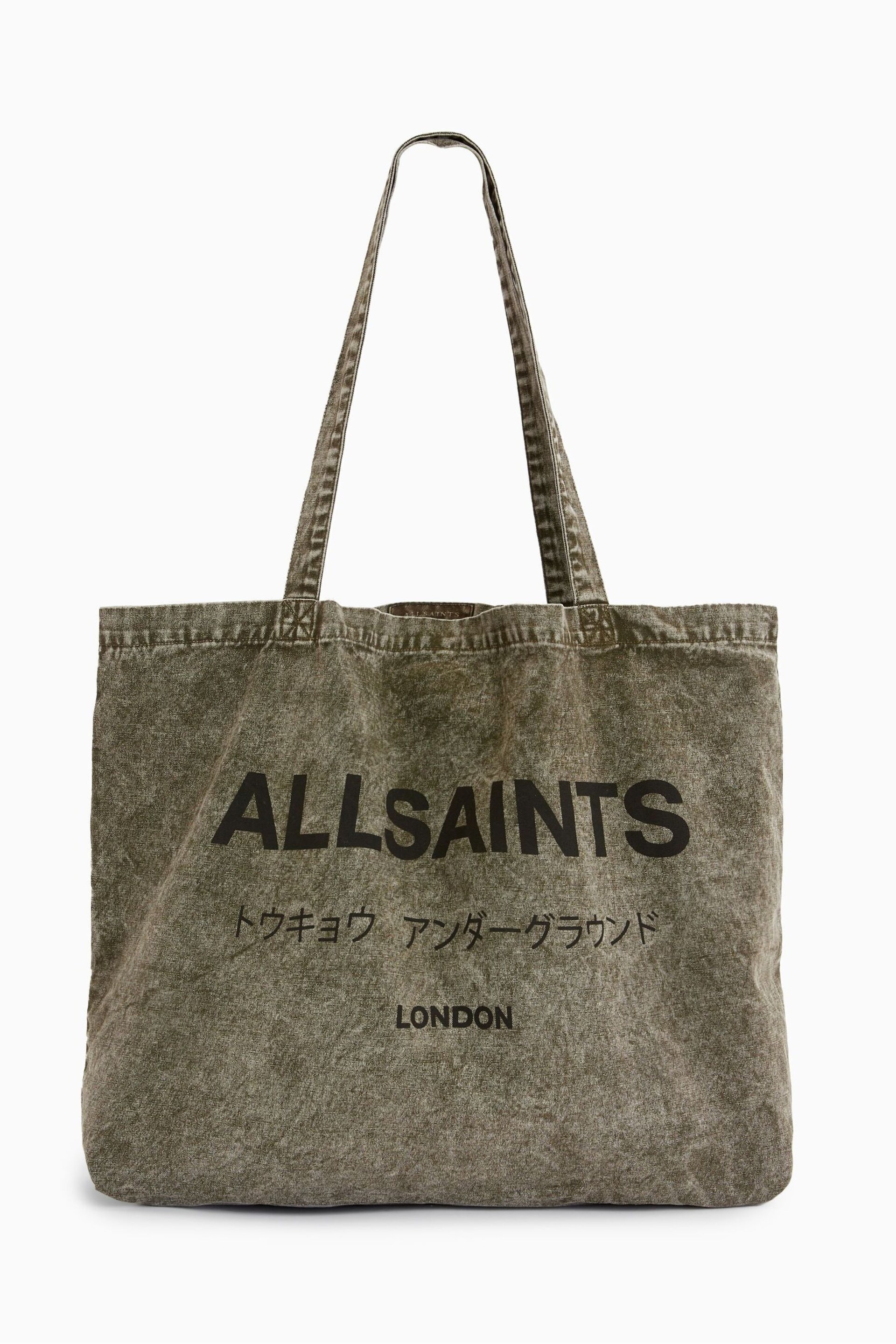 AllSaints Black Underground ACI Tote Bag - Image 2 of 6
