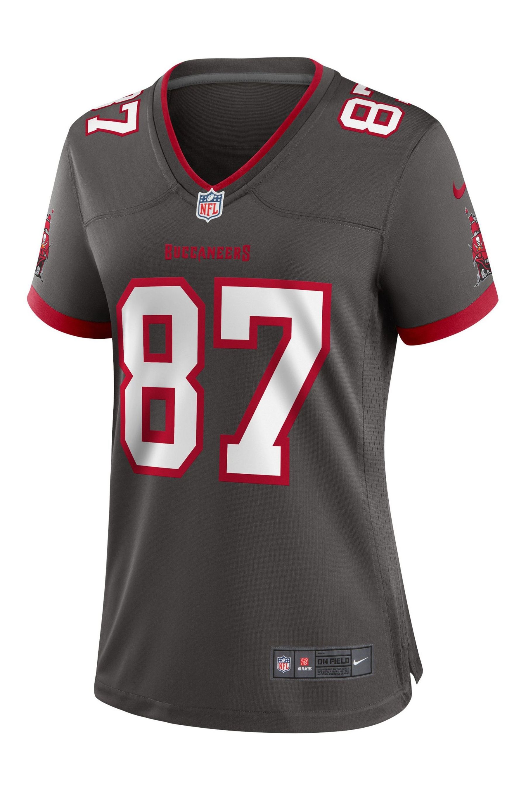 Buy Nike Grey NFL Tampa Bay Buccaneers Alternate Game Jersey Rob Gronkowski Womens from the Next UK online shop
