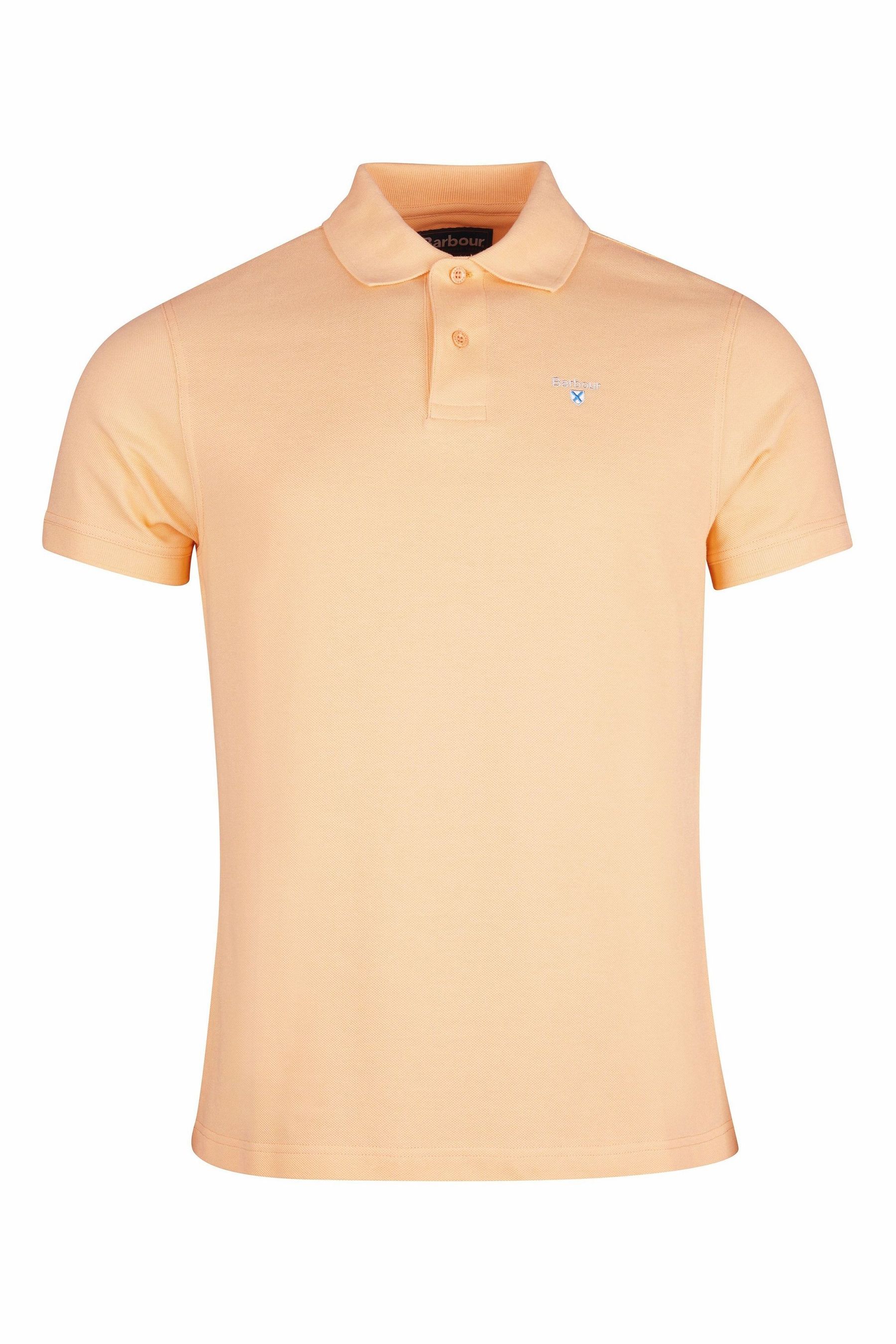 Barbour polo Orange sales