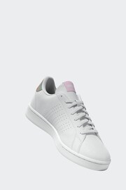 adidas Off White Sportswear Advantage Trainers - Image 13 of 19