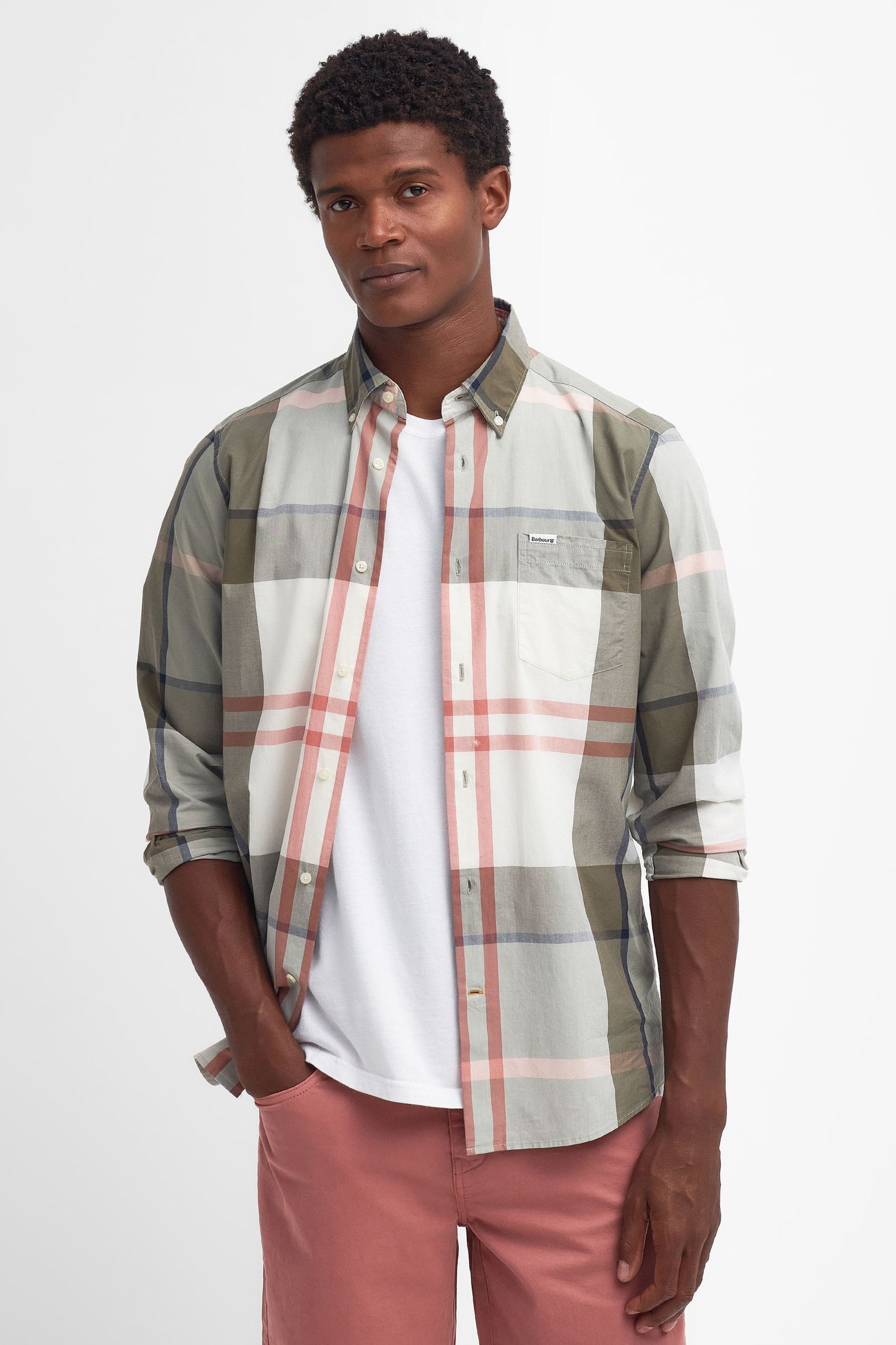 Buy Barbour Olive Green Harris Tartan Check Shirt from Next Malta