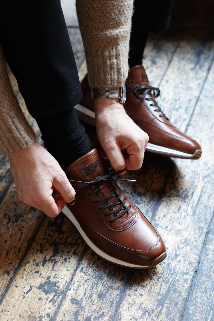 Loake Bannister Leather Trainers - Image 6 of 6