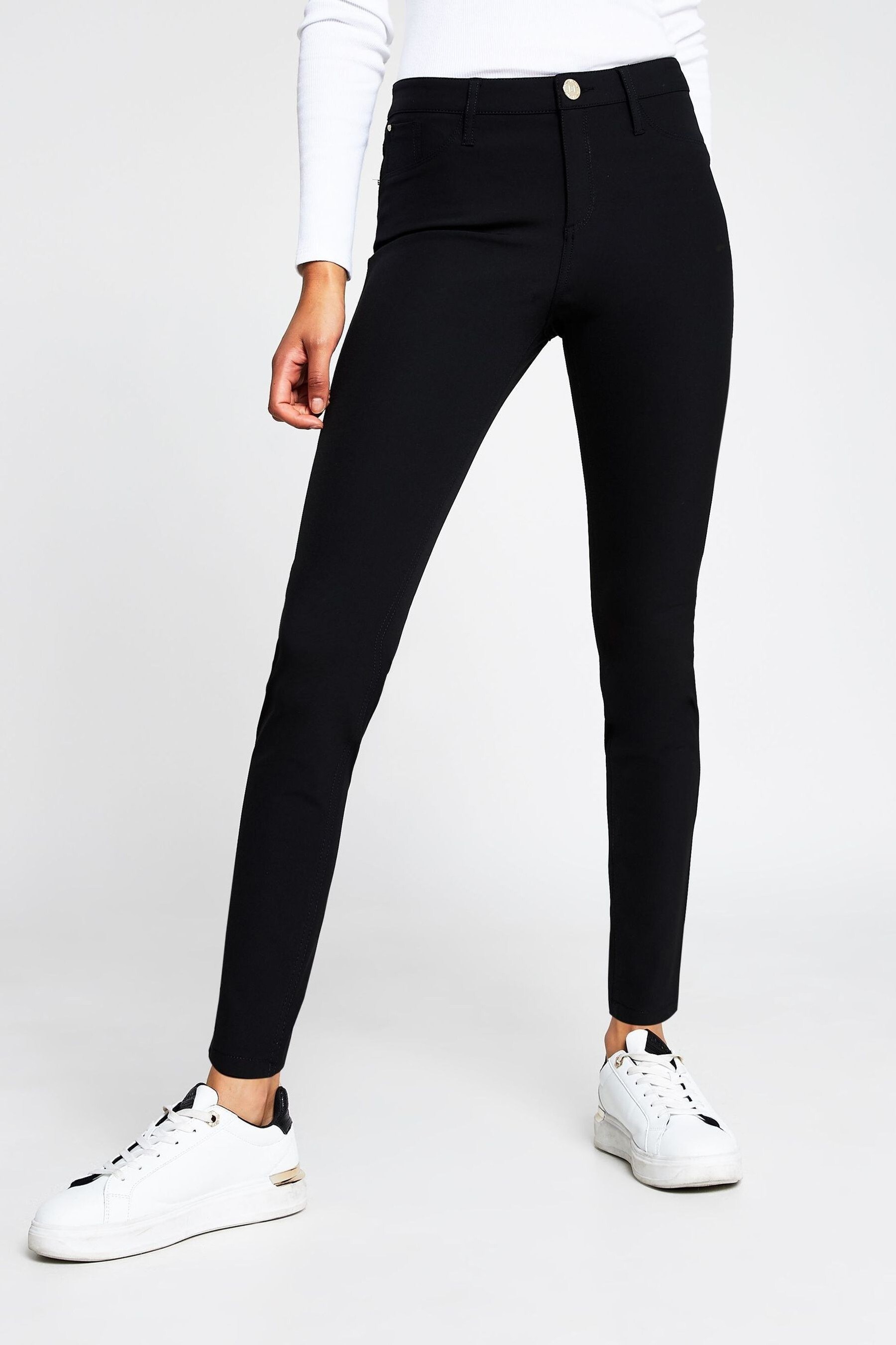 Buy River Island Black Molly Techno Trousers from Next Ireland