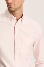 Joules Oxford Pink Long Sleeve Classic Fit Shirt - Image 4 of 7