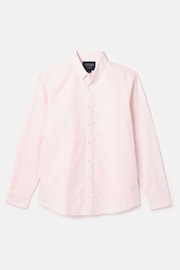 Joules Oxford Pink Long Sleeve Classic Fit Shirt - Image 7 of 7