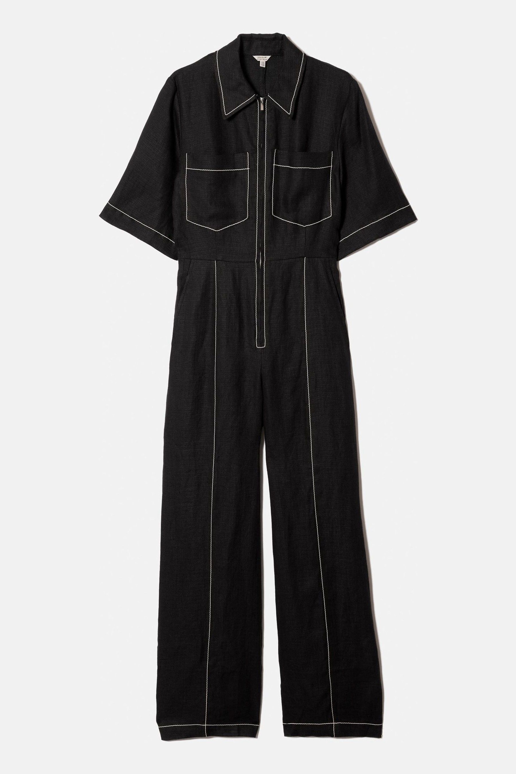 Jigsaw black jumpsuit sales