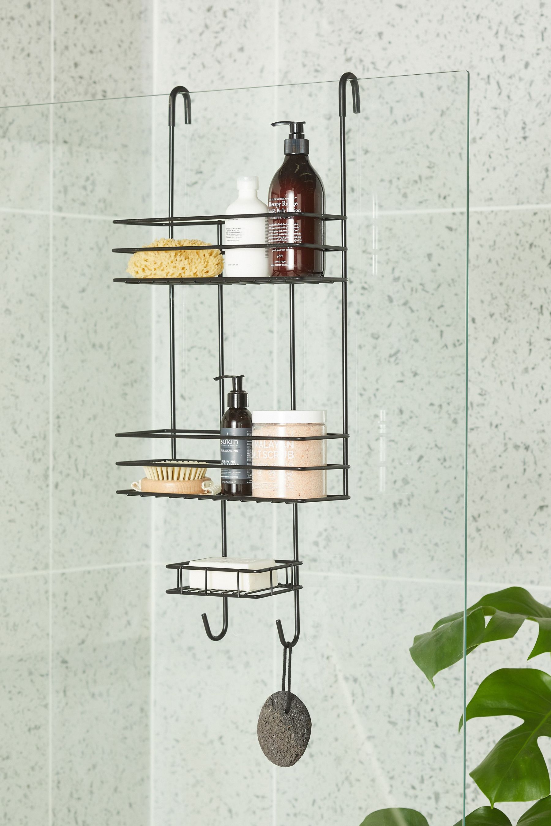 hook over shower storage