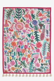 Lucy Tiffney Multicoloured Tasseled Tea Towels Set Of 2 - Image 2 of 3
