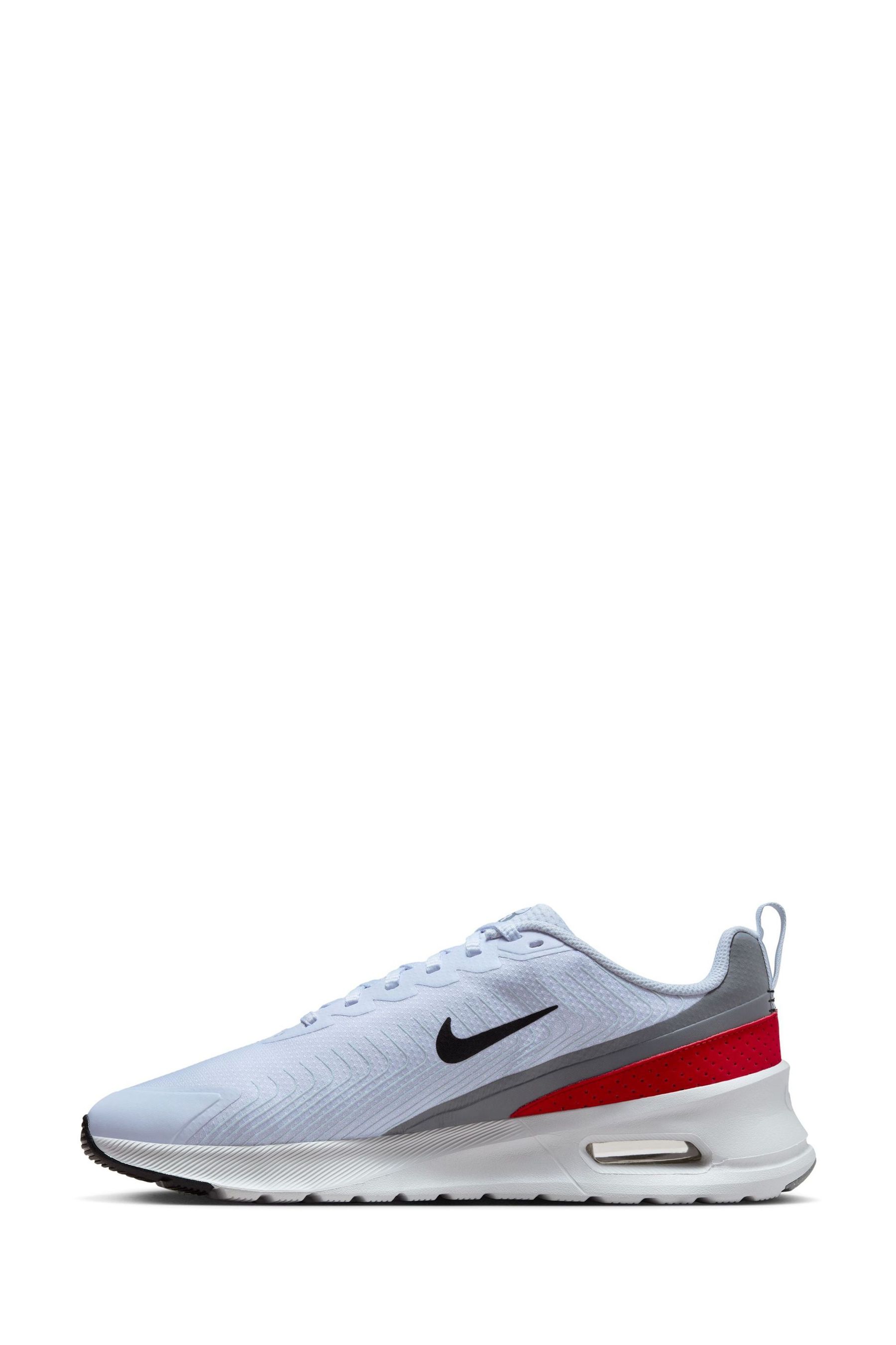 Buy Football Grey White Nike Air Max Nuaxis Trainers from Next Ukraine