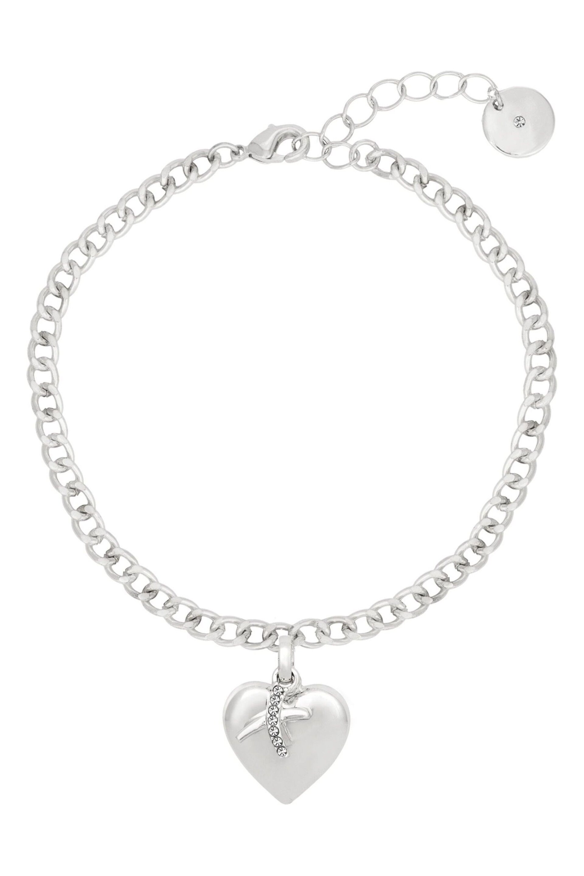 Caramel Jewellery London Silver Chunky 'Cherish' Bracelet - Image 3 of 4