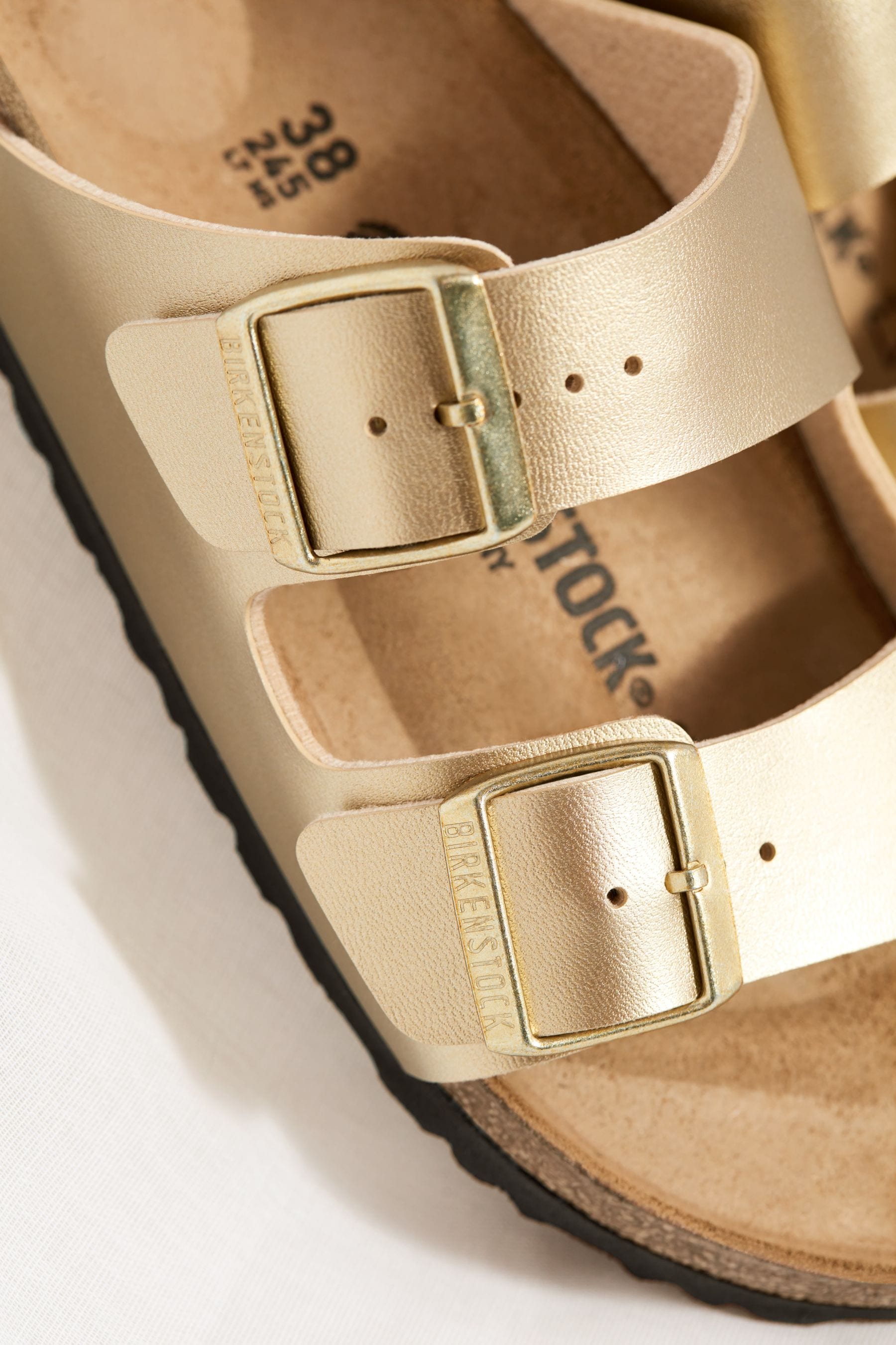 Gold birkenstocks store uk