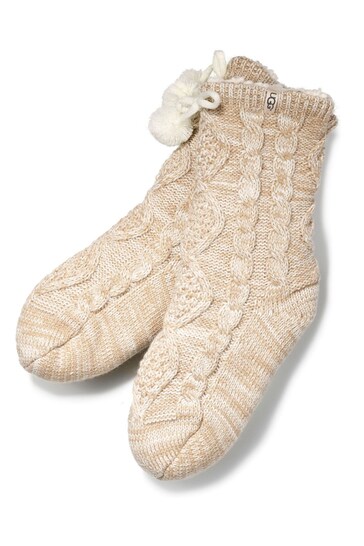 UGG Pom Pom Fleece Lined Socks