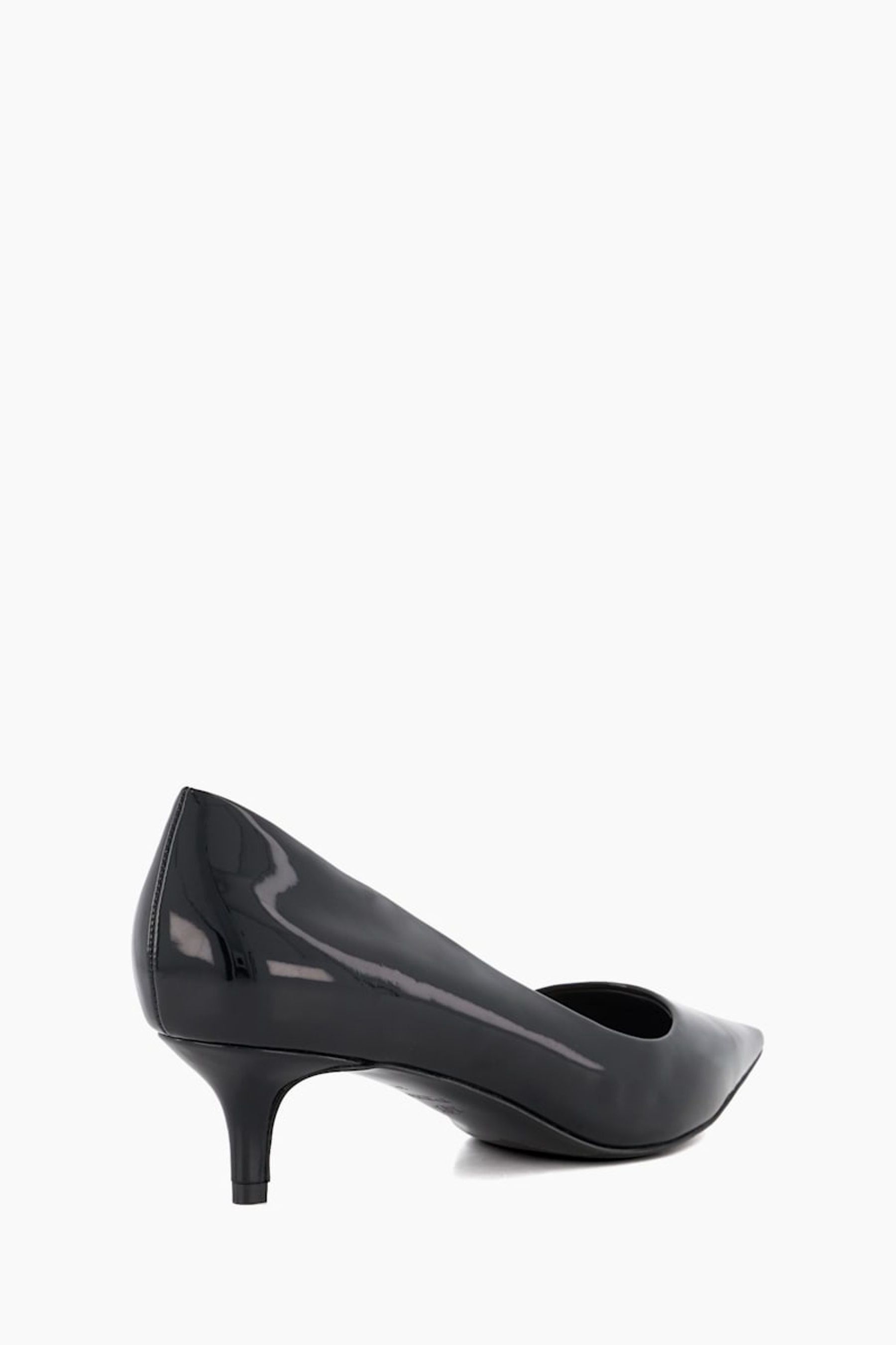 Dune block best sale heel court shoes