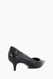 Dune London Black Advanced Mid Heel Court Shoes - Image 4 of 5