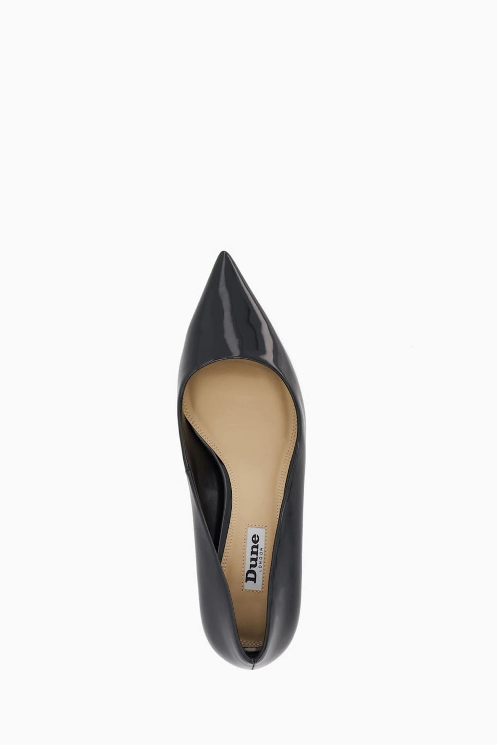 Dune London Black Advanced Mid Heel Court Shoes - Image 5 of 5