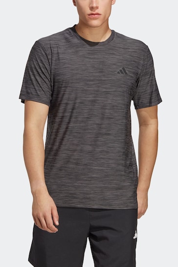 adidas Grey Train Essentials Stretch Training T-Shirt