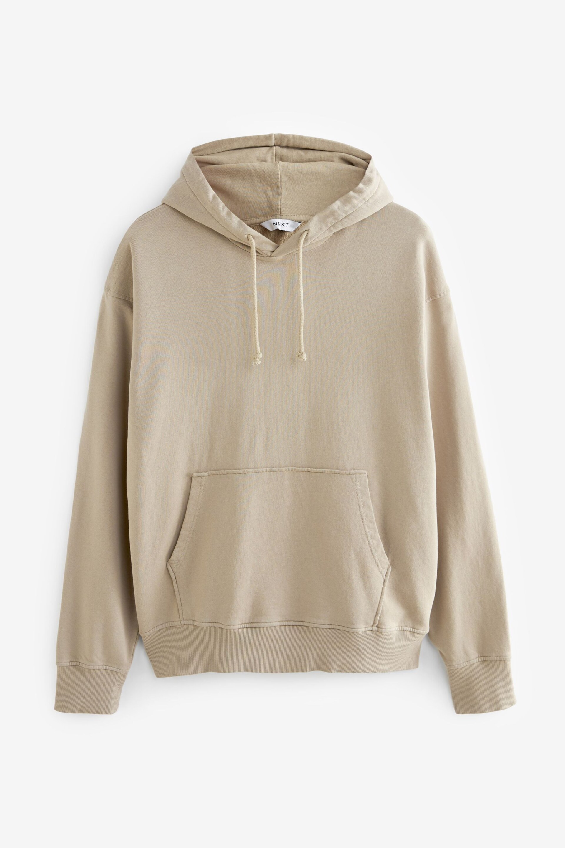 Stone Cream Garment Washed Hoodie - Image 7 of 9