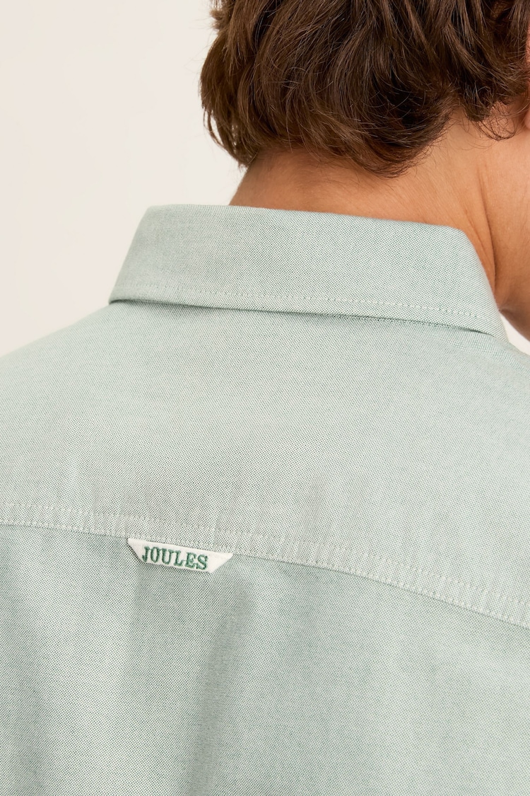 Joules Oxford Sage Green Long Sleeve Classic Fit Shirt - Image 2 of 12