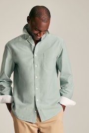 Joules Oxford Sage Green Long Sleeve Classic Fit Shirt - Image 5 of 12