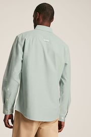 Joules Oxford Sage Green Classic Fit Shirt - Image 6 of 12