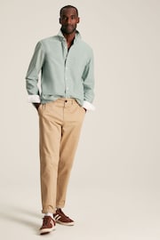 Joules Oxford Sage Green Long Sleeve Classic Fit Shirt - Image 7 of 12