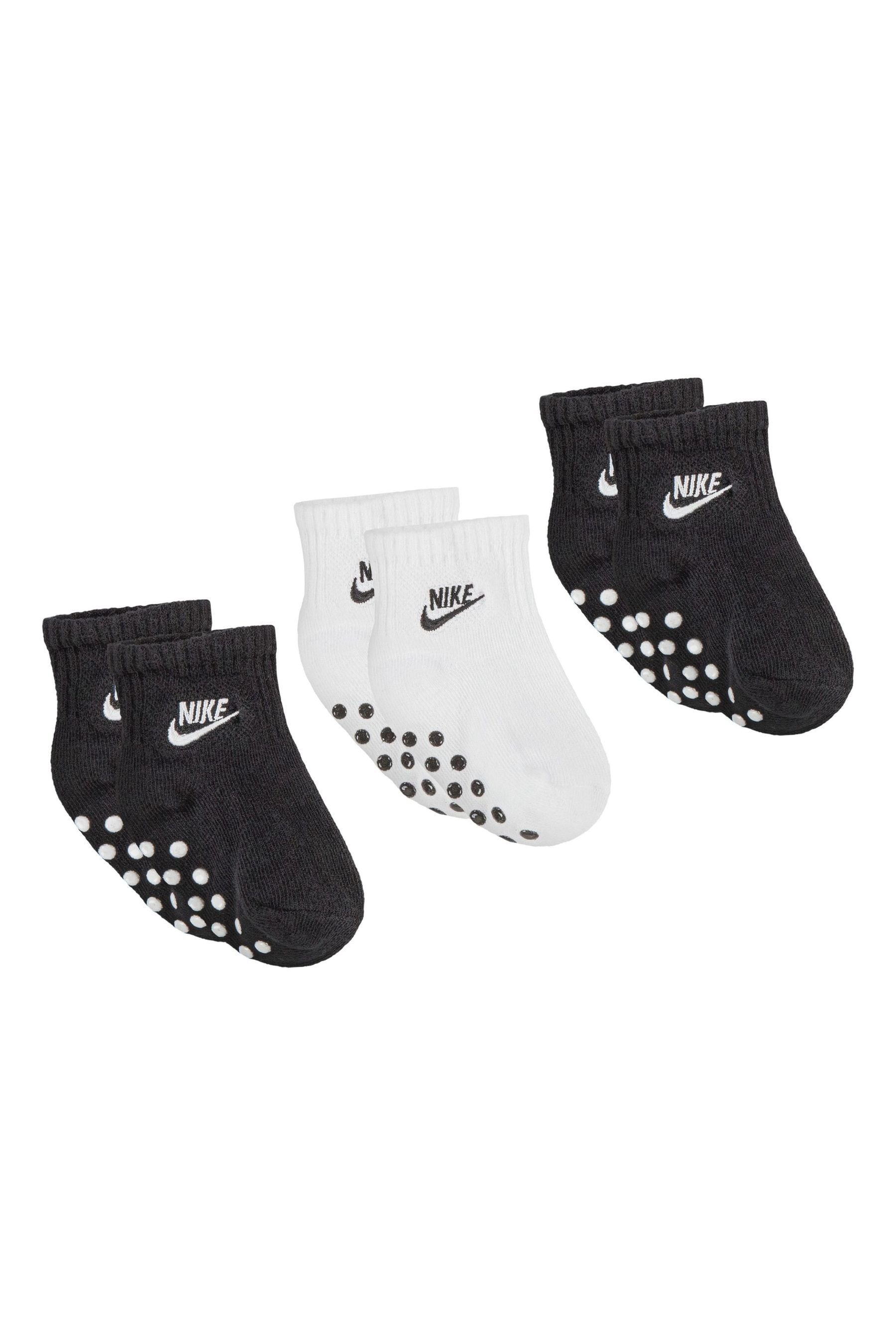 Buy Nike Black 3 Pack Baby Gripper Socks from the Next UK online shop