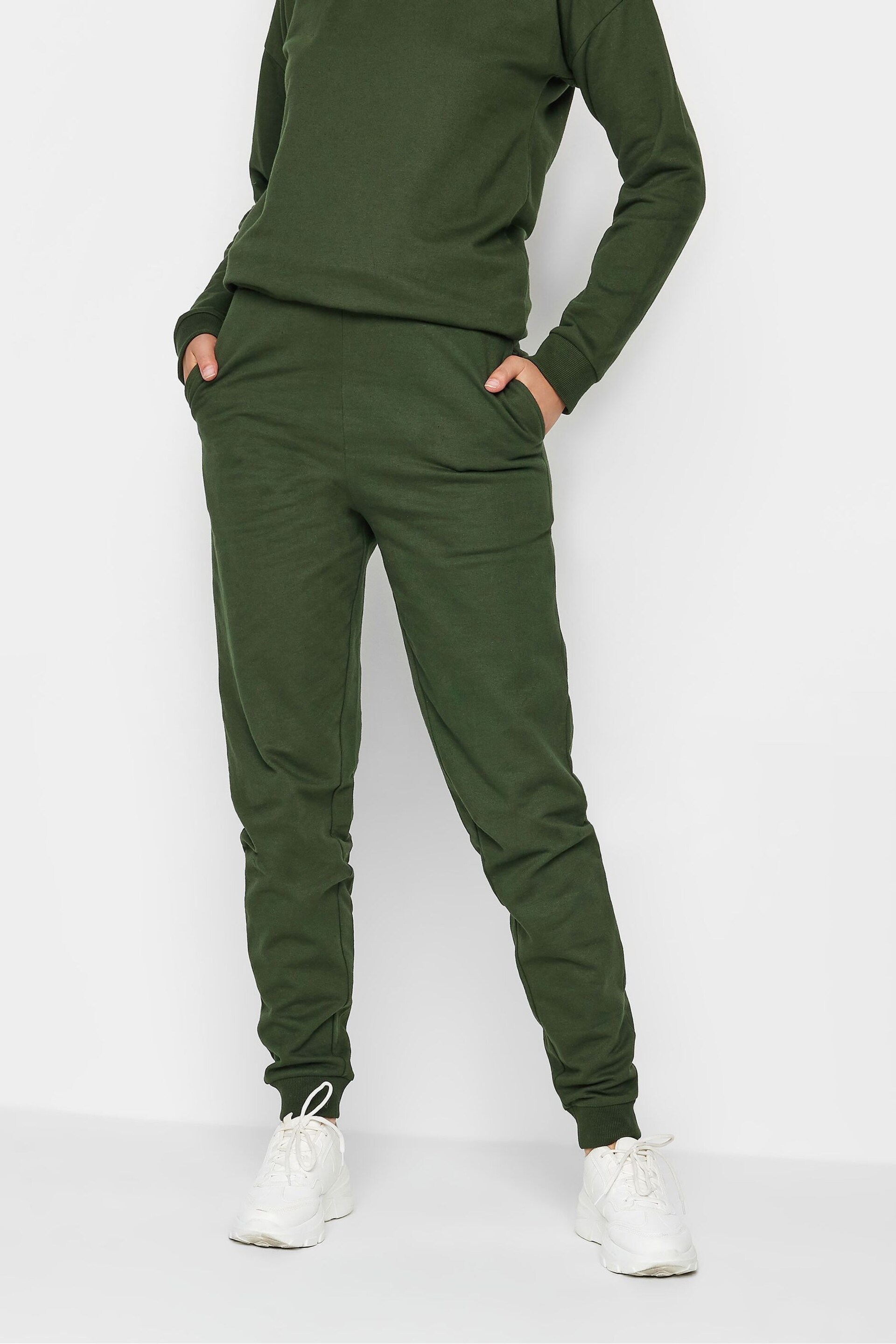 Long Tall Sally Green Cuffed Joggers - Image 2 of 4