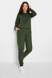 Long Tall Sally Green Cuffed Joggers - Image 3 of 4