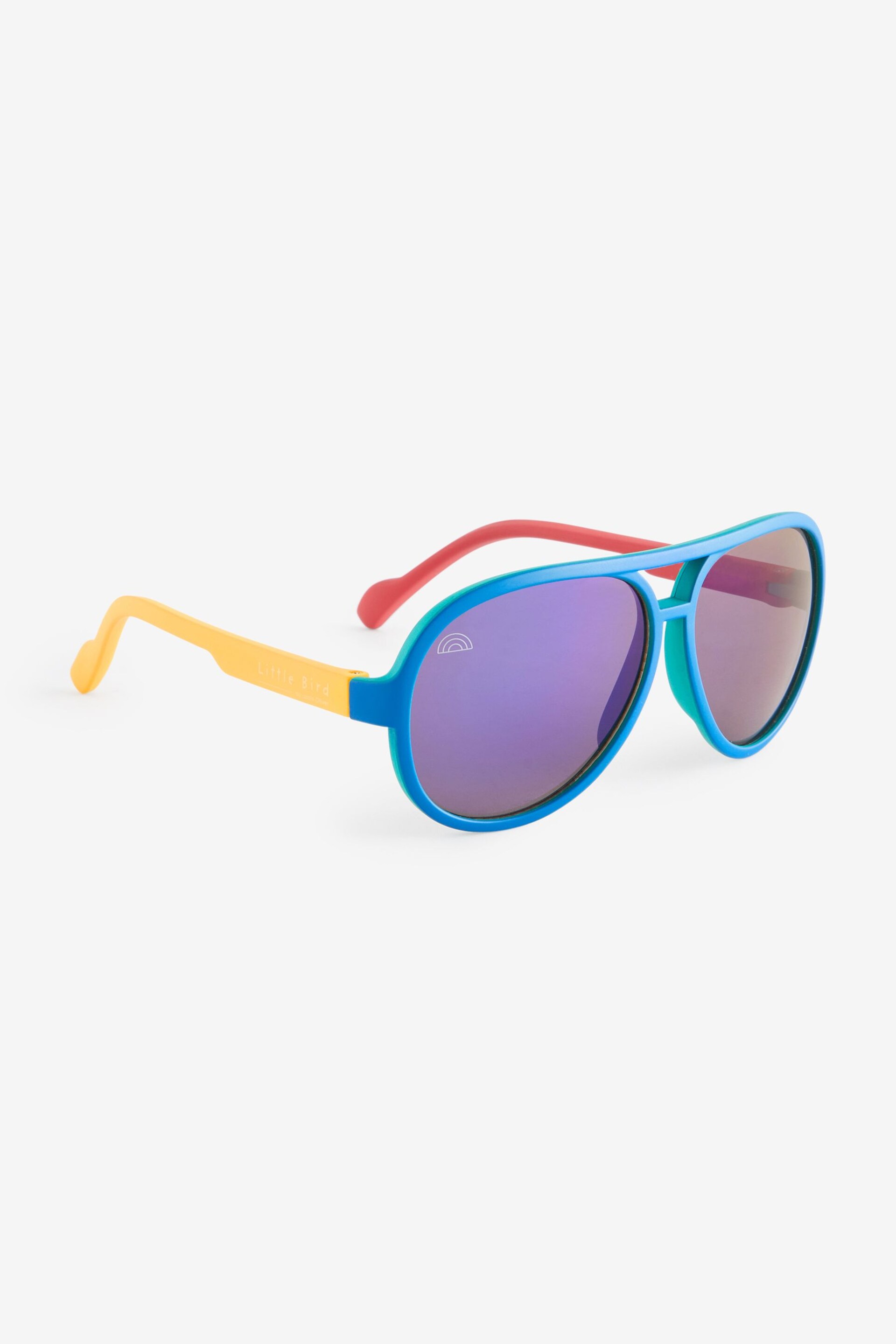 Little Bird by Jools Oliver Multi Rainbow Retro Aviator Sunglasses - Image 2 of 6