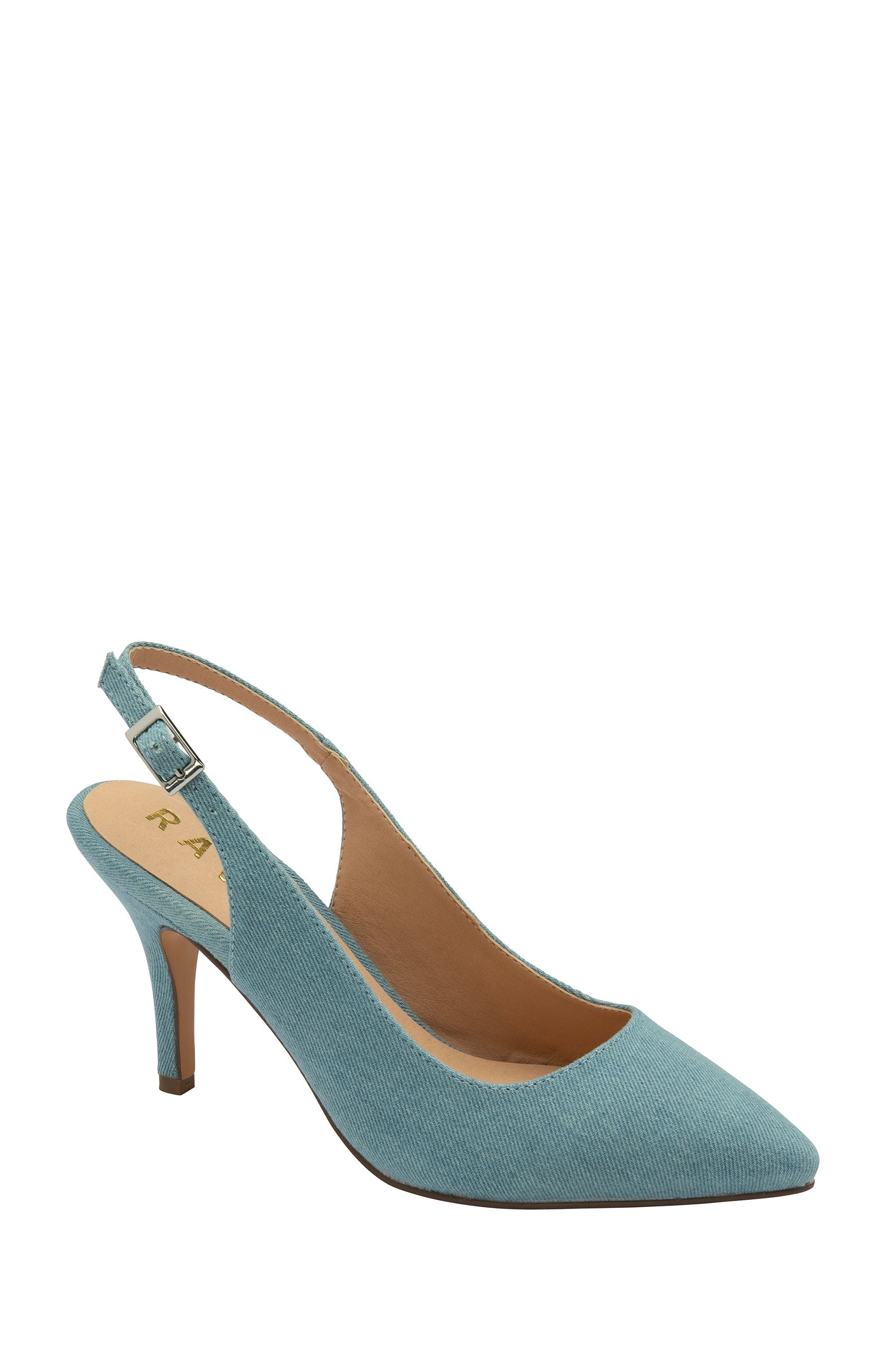 Blue iridescent heels on sale