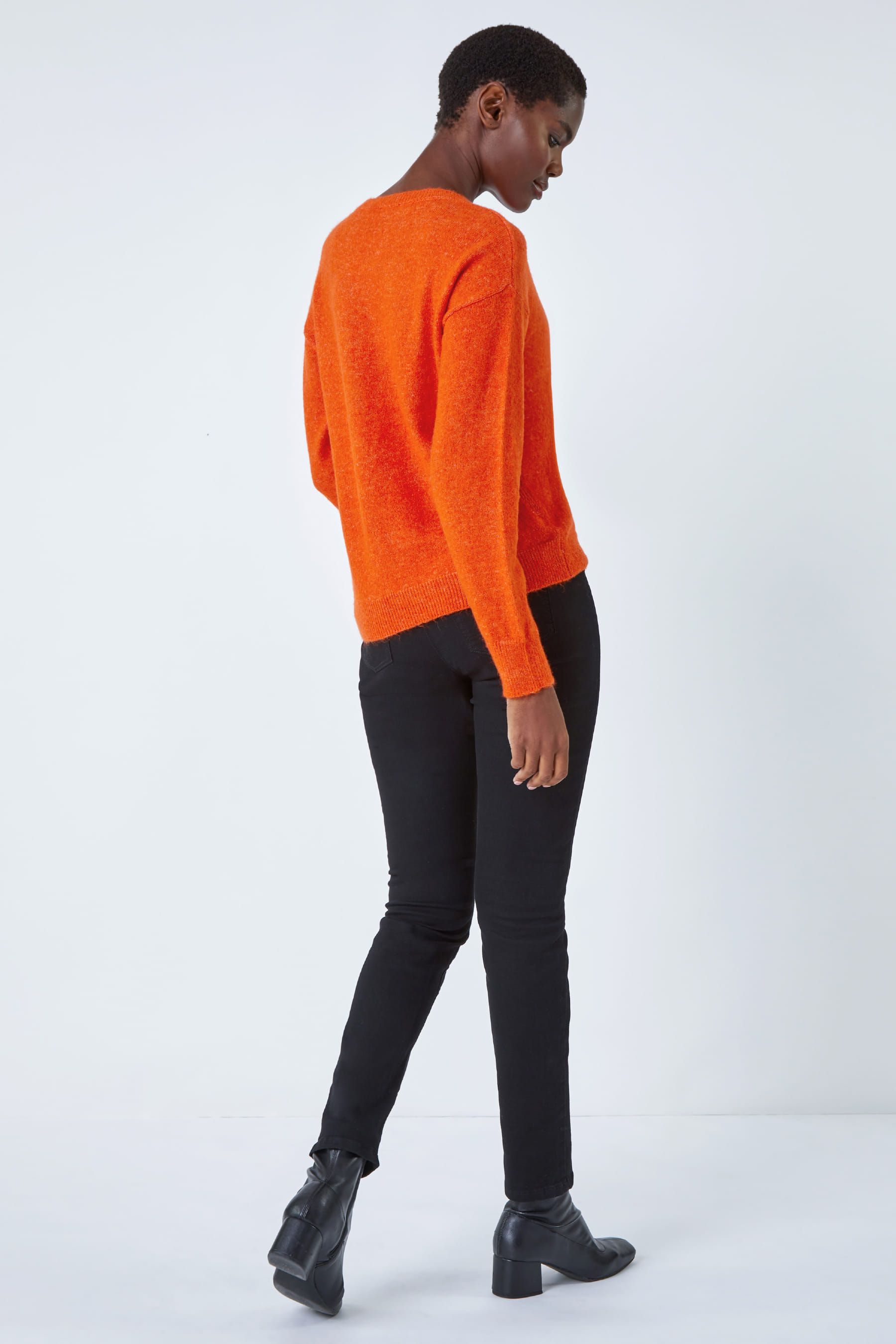 Buy Roman Orange Cosy Crew Neck Jumper from the Next UK online shop