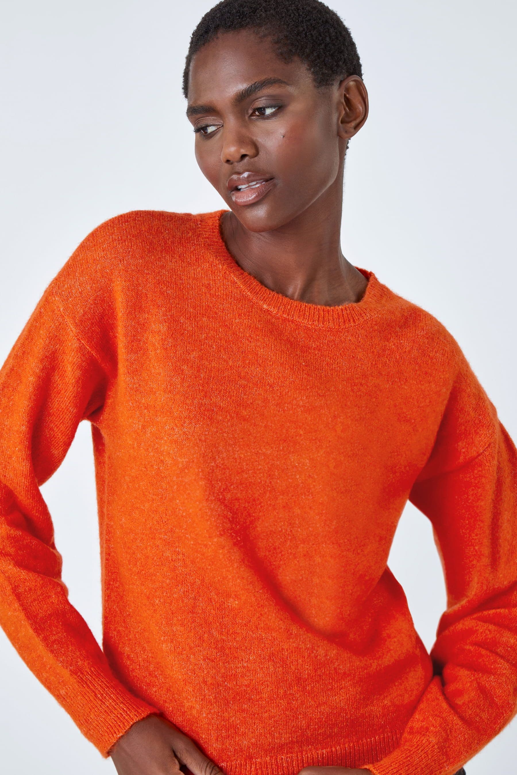 Buy Roman Orange Cosy Crew Neck Jumper from the Next UK online shop