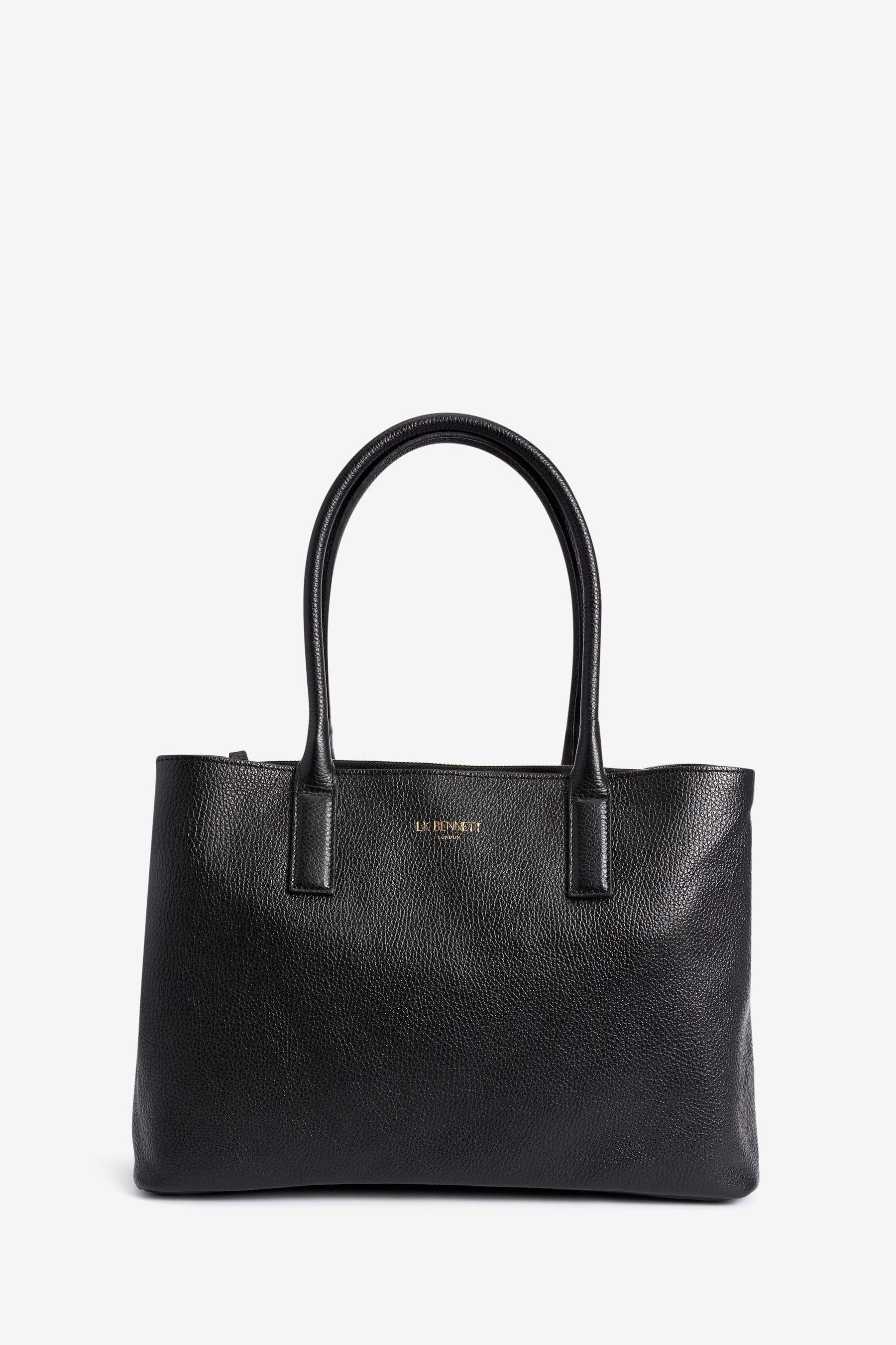 Buy LK Bennett Black Lillian Leather Tote Bag from the Next UK