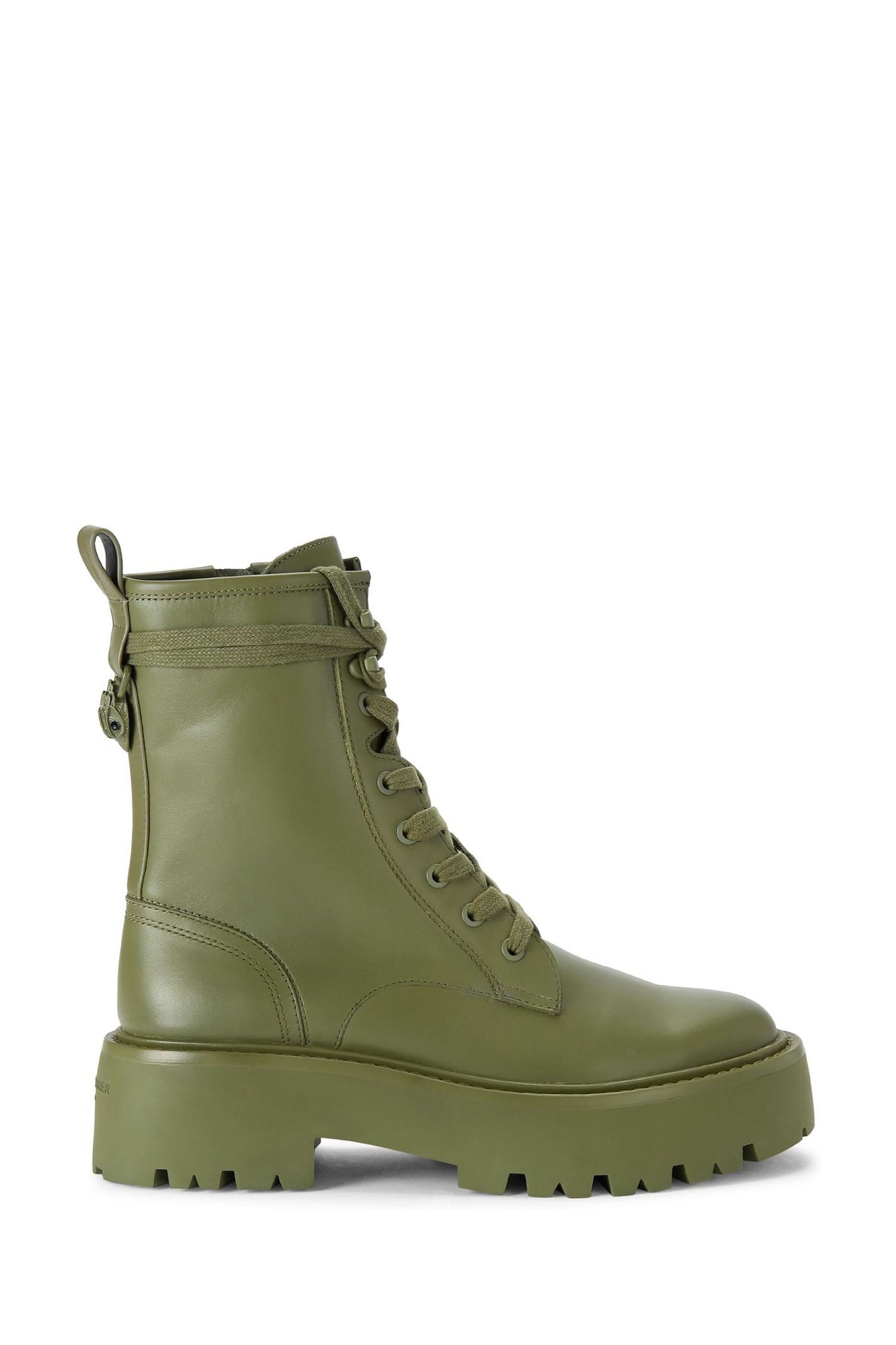 Buy Kurt Geiger London Green Matilda Lace Up Boots from the Next