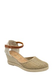 Ravel Cream Woven Espadrilles On A Rope Unit Sandals - Image 1 of 4