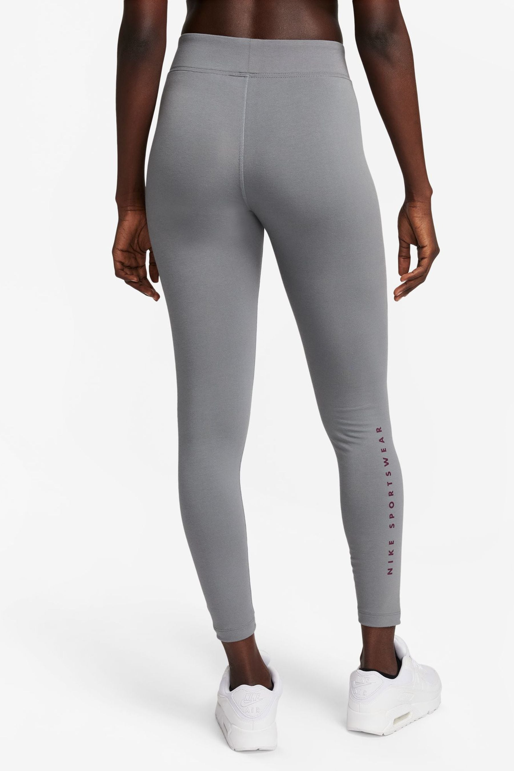 Buy Nike Dark Grey High Rise Vintage Leggings from the Next UK