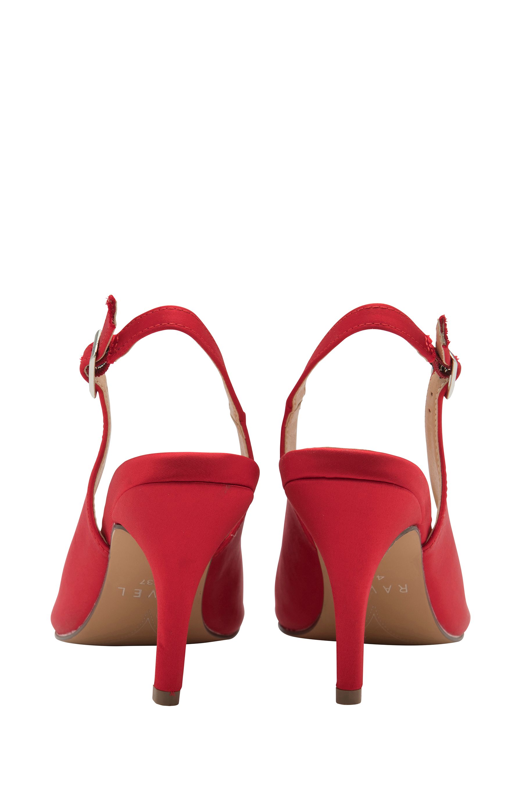 Red slingback shoes uk sales
